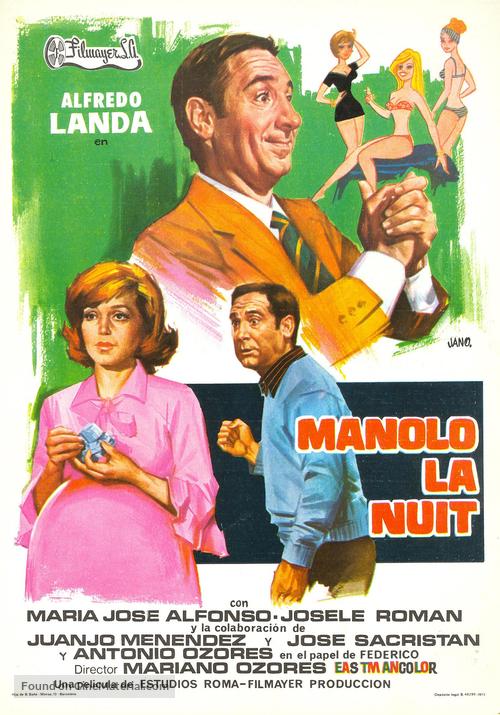 Manolo, la nuit - Spanish Movie Poster