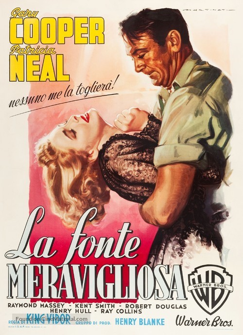 The Fountainhead - Italian Movie Poster