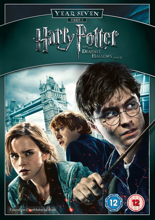 Harry Potter and the Deathly Hallows - Part 1 - British DVD movie cover