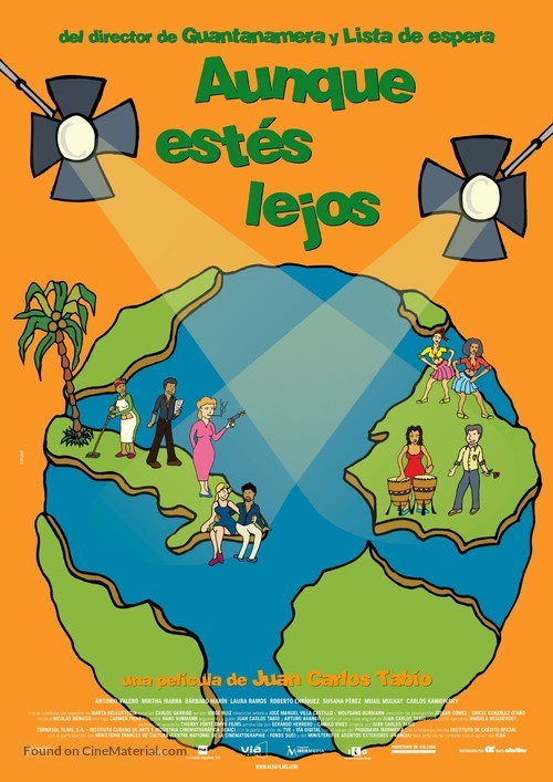 Aunque est&eacute;s lejos - Spanish Movie Poster