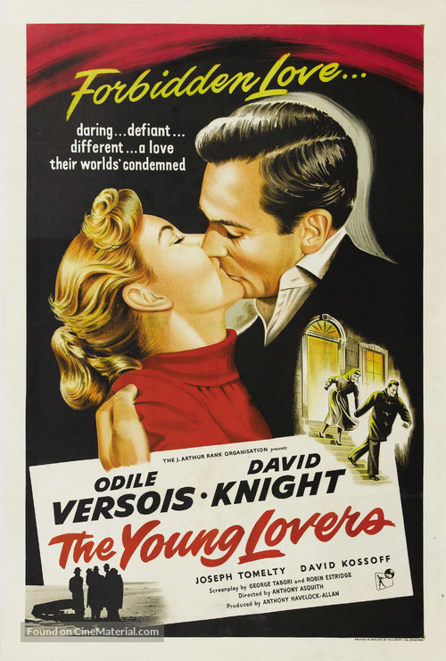 The Young Lovers - British Movie Poster