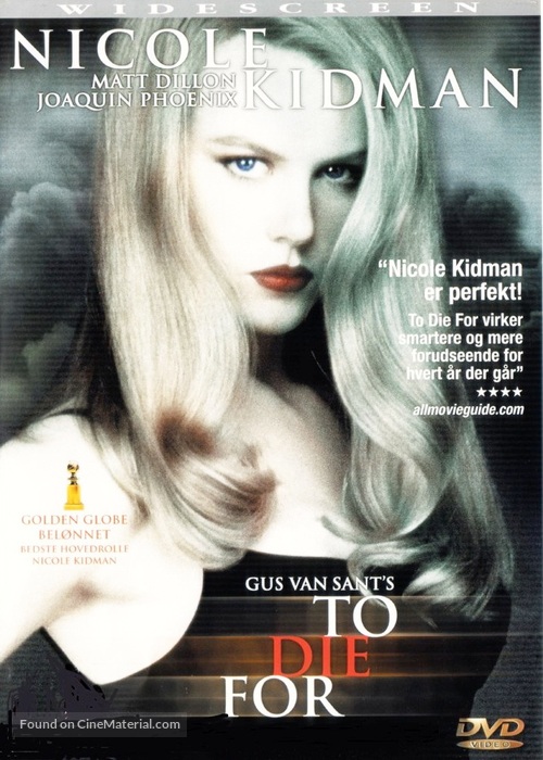 To Die For - Danish DVD movie cover
