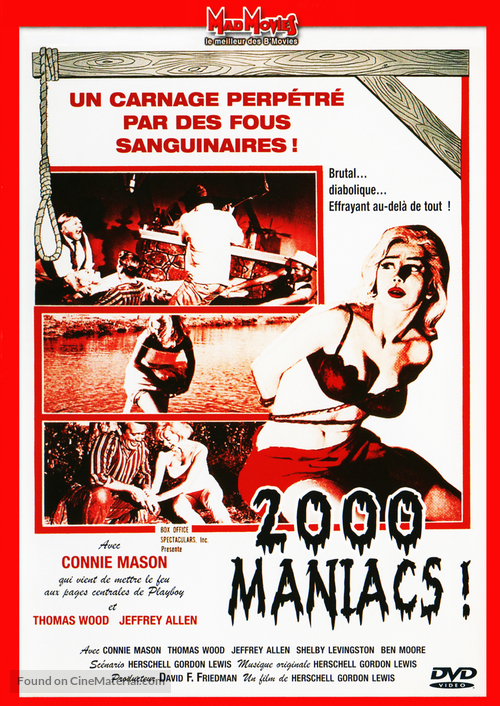 Two Thousand Maniacs! - French DVD movie cover