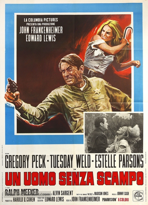 I Walk The Line 1970 Italian Movie Poster