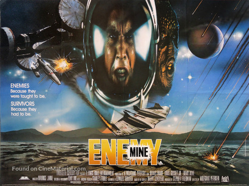 Enemy Mine - British Movie Poster