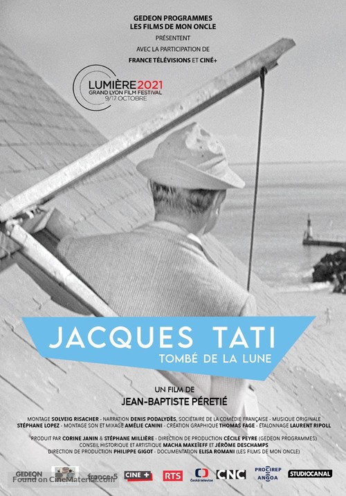 Jacques Tati, tomb&eacute; de la lune - French Movie Poster