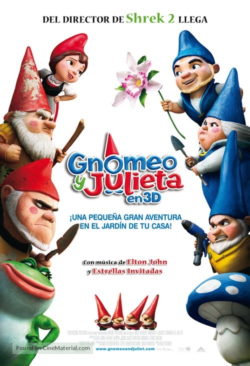 Gnomeo &amp; Juliet - Spanish Movie Poster