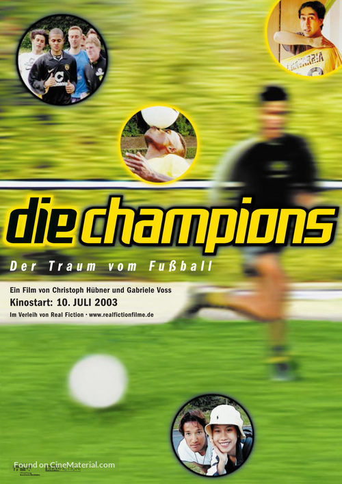 Champions, Die - German poster