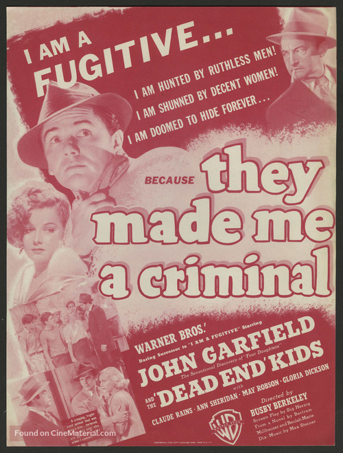 They Made Me a Criminal - poster