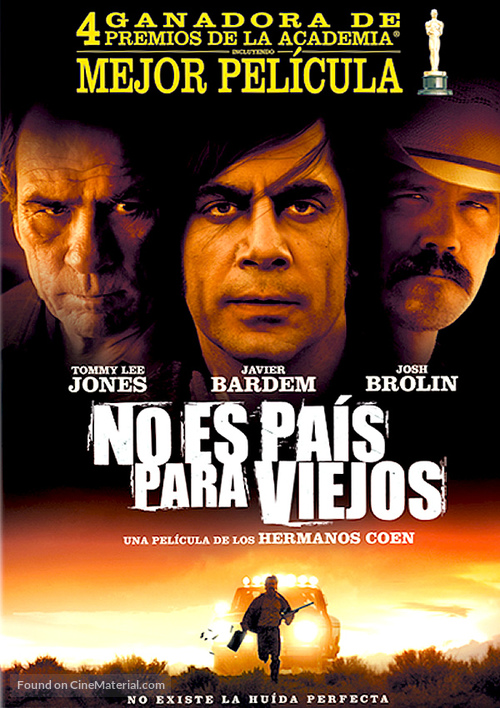 No Country for Old Men - Spanish DVD movie cover