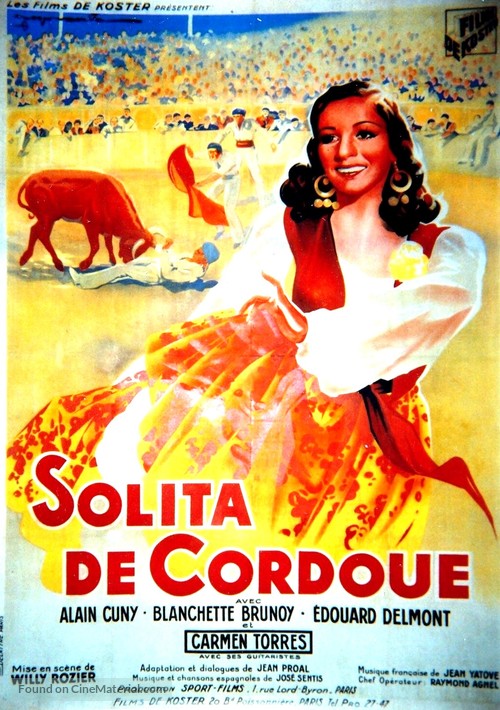Solita de Cordoue - French Movie Poster