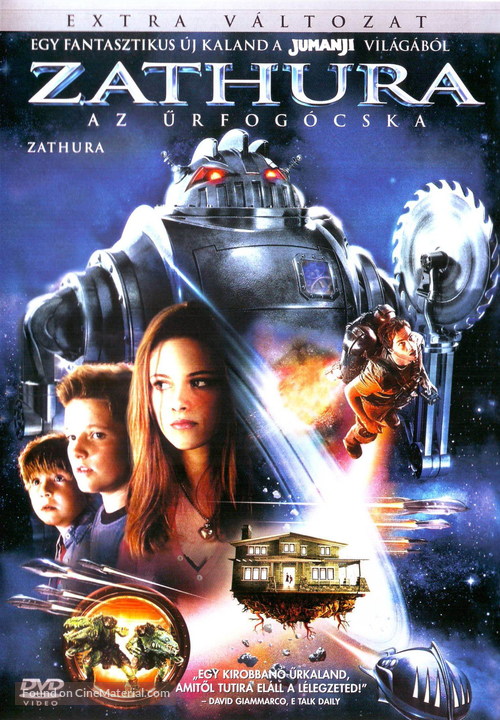 Zathura: A Space Adventure - Hungarian DVD movie cover