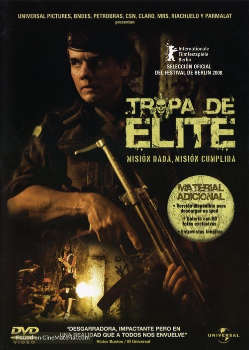 Tropa de Elite - Spanish Movie Cover