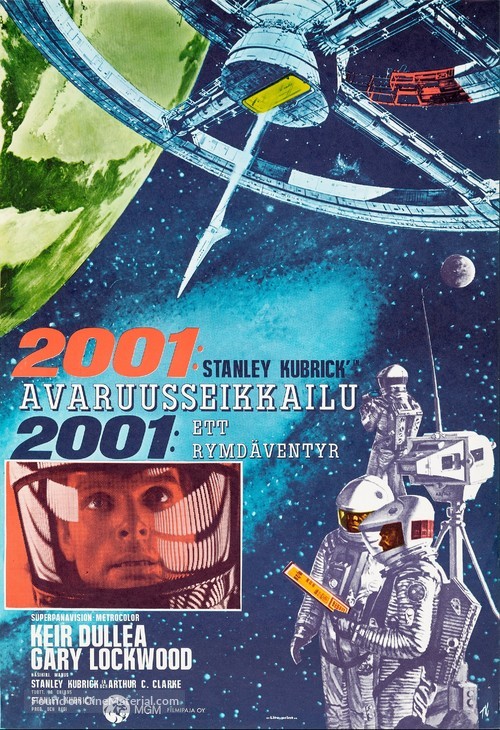 2001: A Space Odyssey - Finnish Movie Poster