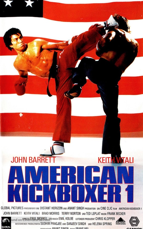 American Kickboxer - German VHS movie cover