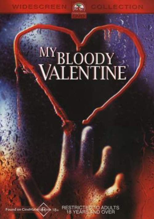 My Bloody Valentine - Australian DVD movie cover