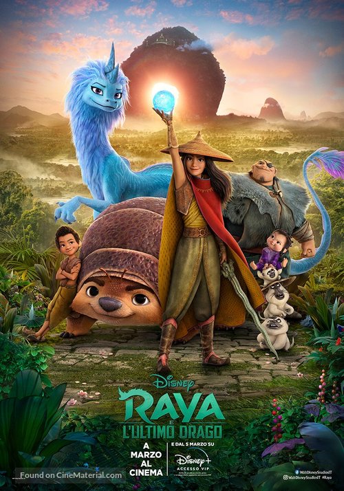 Raya and the Last Dragon - Italian Movie Poster