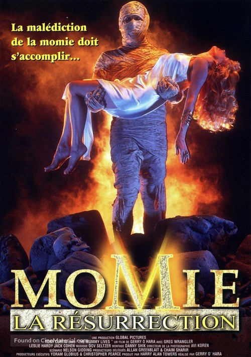 The Mummy Lives - French DVD movie cover