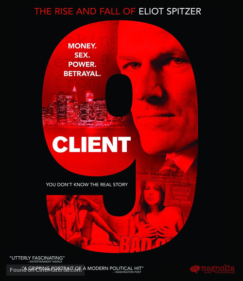 Client 9: The Rise and Fall of Eliot Spitzer - Blu-Ray movie cover