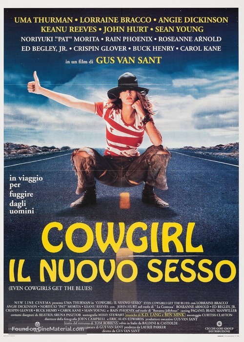 Even Cowgirls Get the Blues - Italian Movie Poster