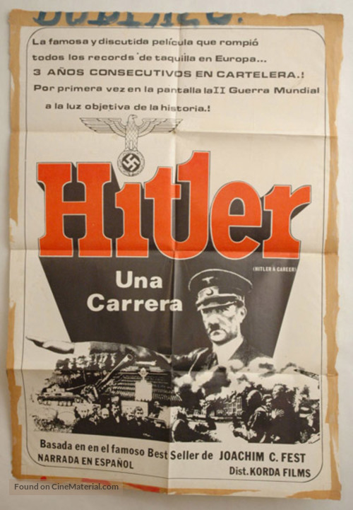 Hitler - eine Karriere - Spanish Movie Poster