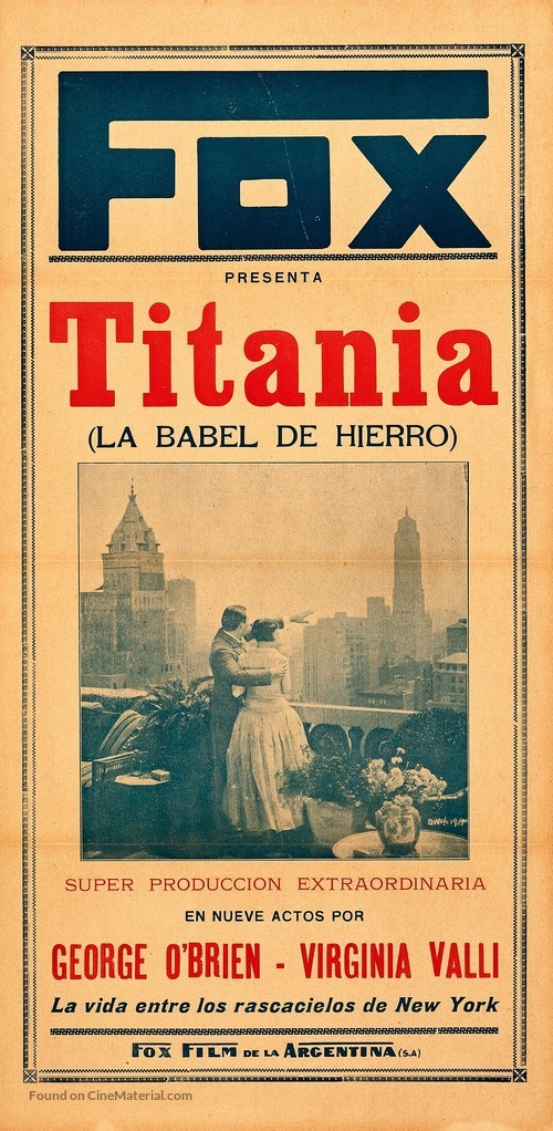 East Side, West Side - Argentinian Movie Poster