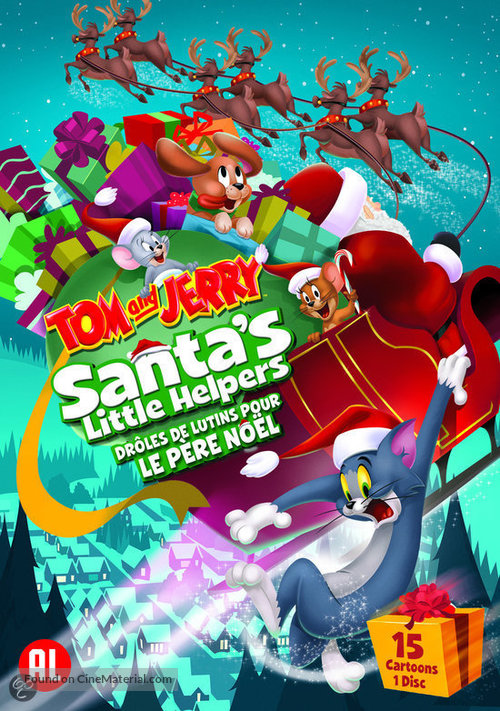 Tom and Jerry: Santa&#039;s Little Helpers - Dutch Movie Cover