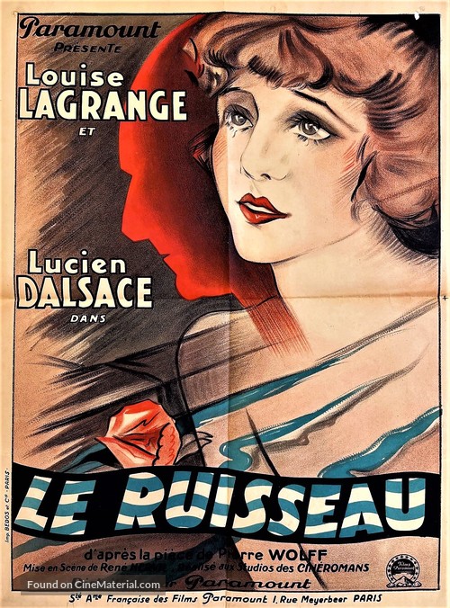 Le ruisseau - French Movie Poster