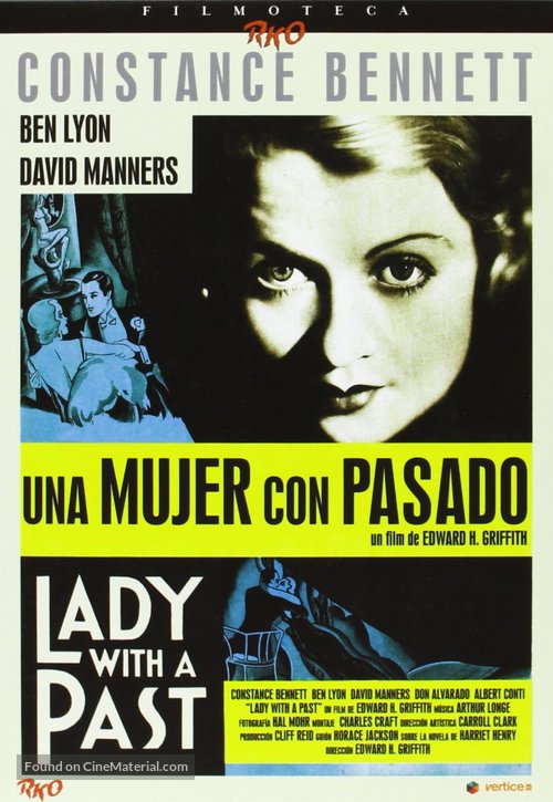 Lady with a Past - Spanish DVD movie cover