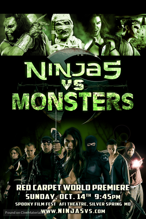 Ninjas vs. Monsters - Movie Poster