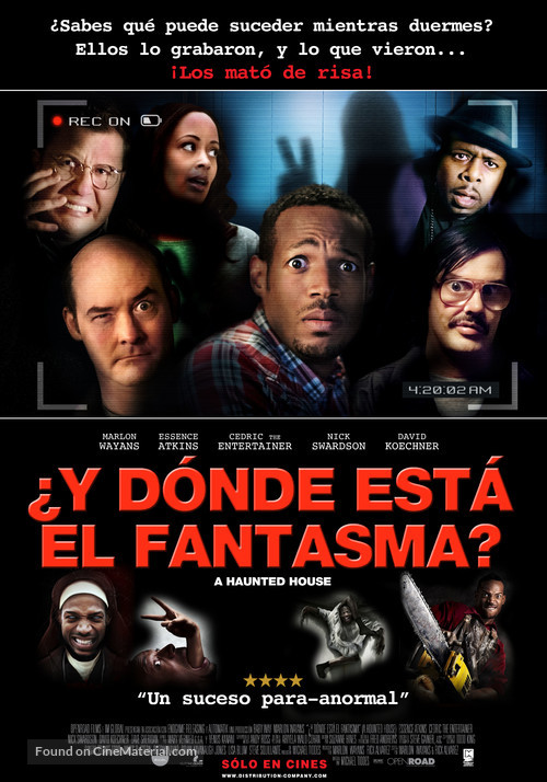 A Haunted House - Argentinian Movie Poster