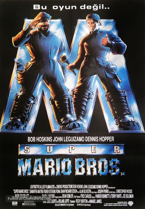 Super Mario Bros. - Turkish Movie Poster