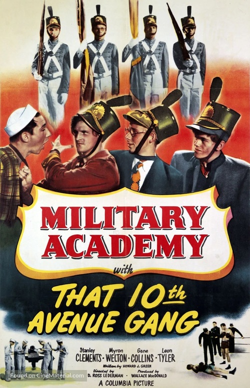 Military Academy with That Tenth Avenue Gang - Movie Poster