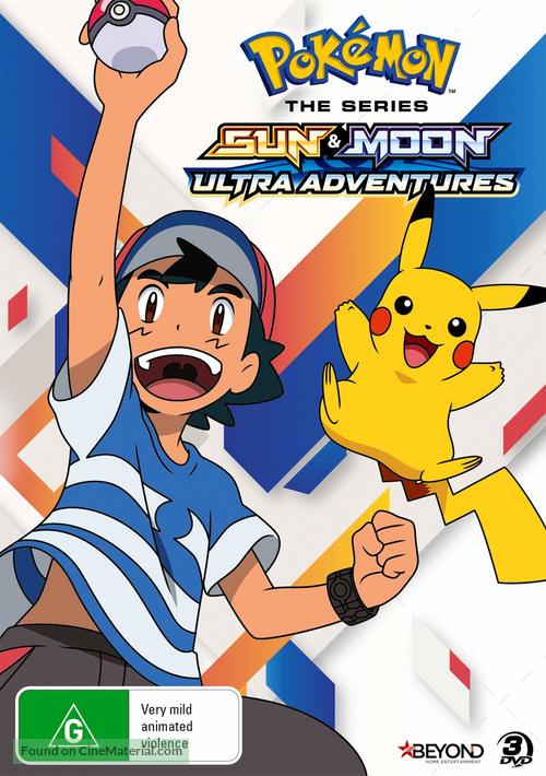 &quot;Pok&eacute;mon: Sun &amp; Moon Ultra Adventures&quot; - Australian DVD movie cover