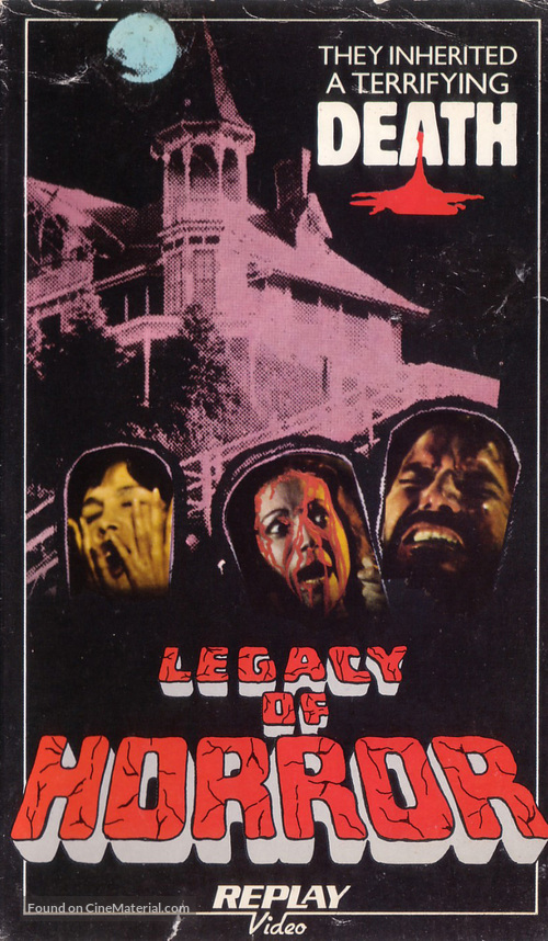 Legacy of Blood - VHS movie cover