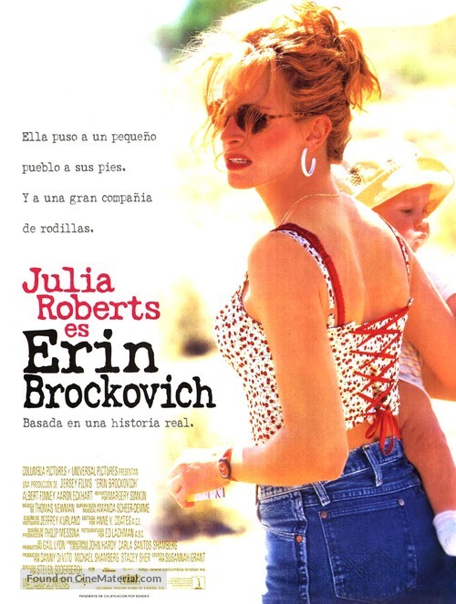 Erin Brockovich - Spanish Movie Poster