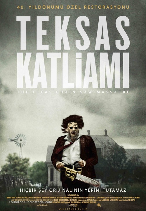 The Texas Chain Saw Massacre - Turkish Movie Poster