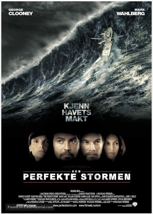 The Perfect Storm - Norwegian Movie Poster