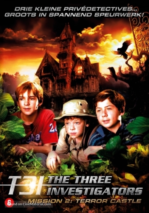 The Three Investigators and the Secret of Terror Castle - Dutch Movie Cover