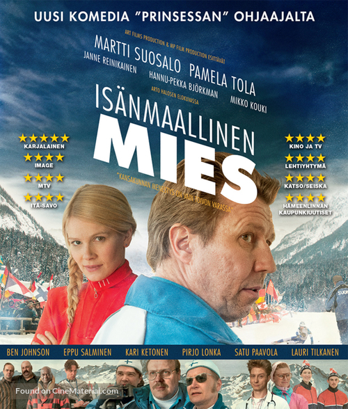 Is&auml;nmaallinen mies - Finnish Blu-Ray movie cover