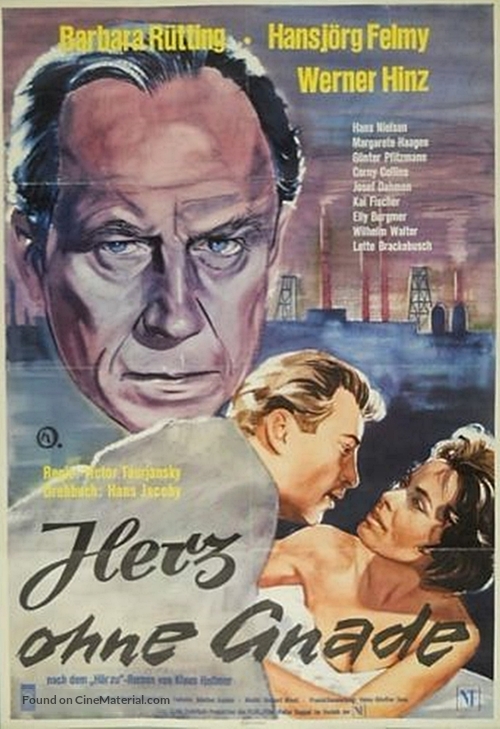 Herz ohne Gnade - German Movie Poster