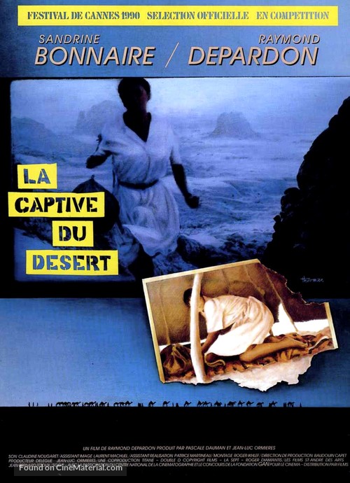 La captive du d&eacute;sert - French Movie Poster