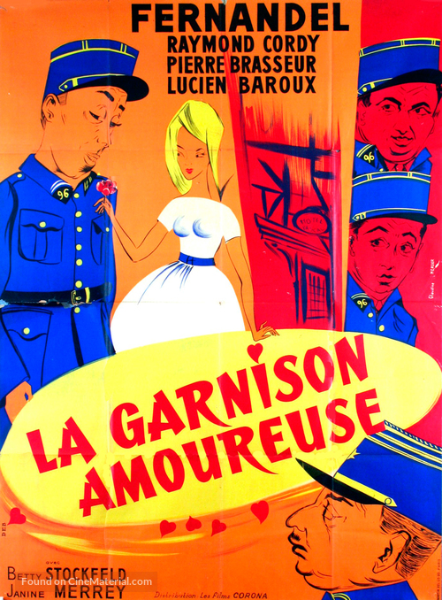 La garnison amoureuse - French Movie Poster