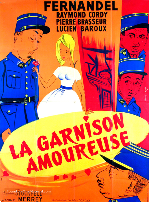 La garnison amoureuse - French Movie Poster