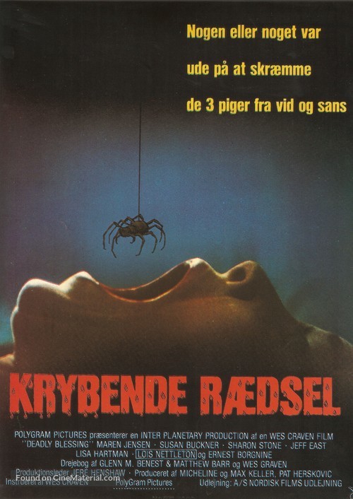 Deadly Blessing - Danish Movie Poster