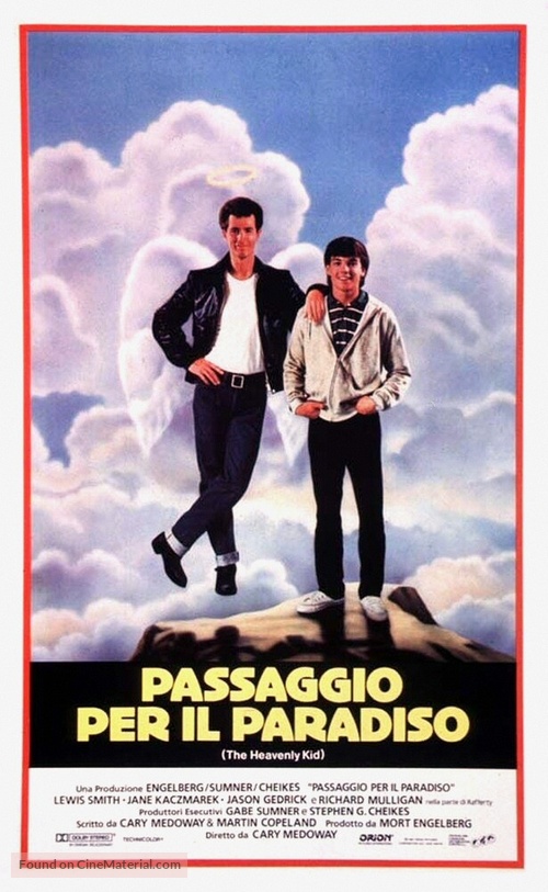 The Heavenly Kid - Italian Movie Poster
