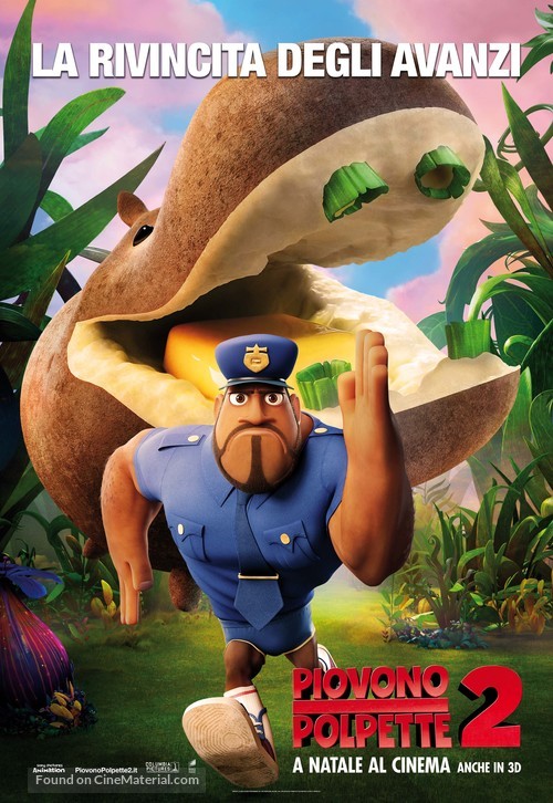 Cloudy with a Chance of Meatballs 2 - Italian Movie Poster