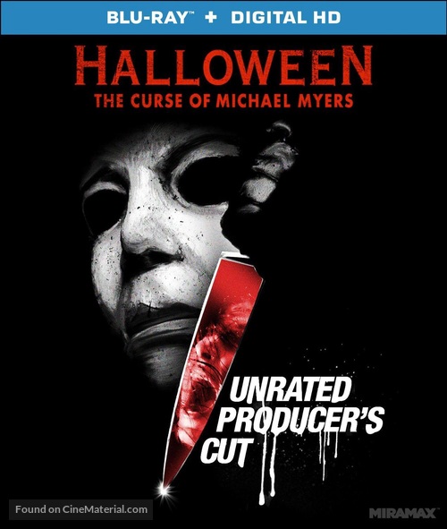 Halloween: The Curse of Michael Myers - Blu-Ray movie cover
