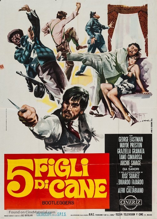 Cinque figli di cane - Italian Movie Poster