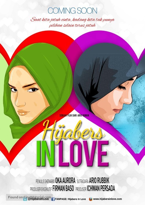 Hijabers in Love - Indonesian Movie Poster